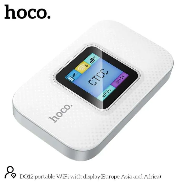 Hoco DQ12 Mobile Portable WiFi with Display
