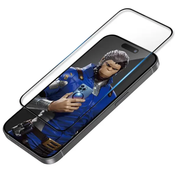 Blueo 3D Airbag Anti-broken Tempered Glass for iPhone 15 Pro / 15 Pro Max